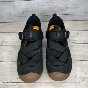 Men's Keen Zerraport Trail Black Hiking Sandal Shoes Size 8 1/2